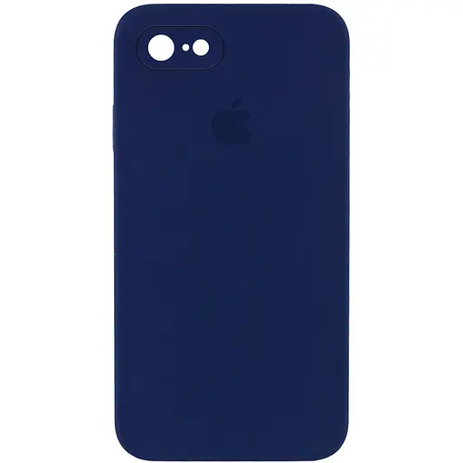 Чехол Epik Silicone Case Square Full Camera Protective AA для Apple iPhone 7/8/SE 2020 4.7 Темно-синий/Midnight blue - фото 1