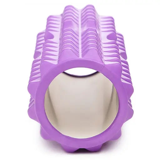 Масажний ролик Cornix EVA 33 x 14 см (валик, ролер) XR-0328 Violet - фото 2
