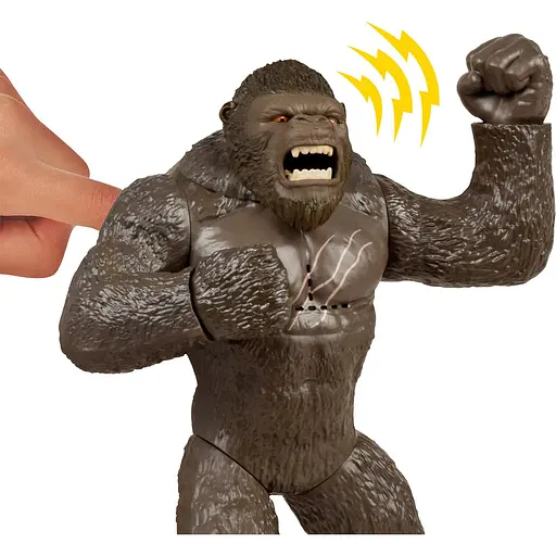 Игровая фигурка Godzilla vs. Kong S2 Конг готов к бою со звуком 18 см (35757N) - фото 2