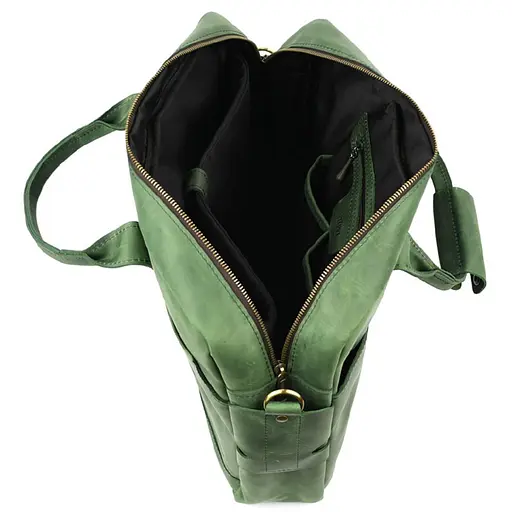 Мужская сумка для ноутбука 17" из натуральной кожи TARWA 33х43х9 см sum0028405 - фото 2