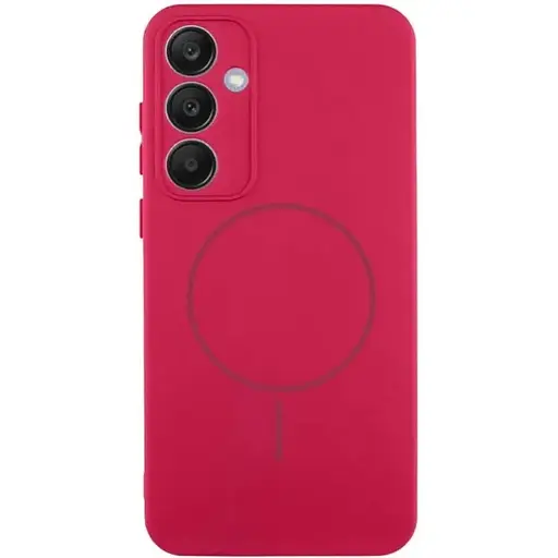 Чохол Lakshmi Silicone Cover Full Camera (AA) with MagFit для Samsung Galaxy S23 FE Червоний/Rose Red - фото 1