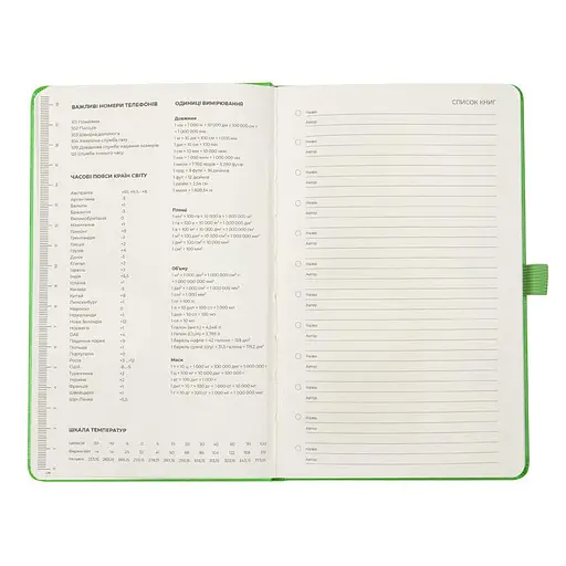 Еженедельник 2020 Axent Partner Strong 125х195 см салатовый (8505-20-09-A) - фото 10