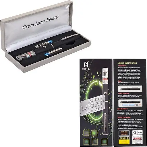 Лазерная указка зеленая 12-19(90065)