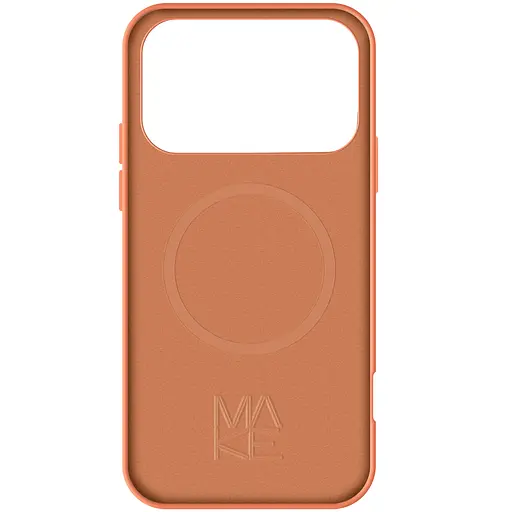 Чохол MAKE Apple iPhone 17 Pro Silicone Solo Cosmic Orange - фото 4