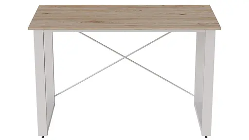 Письмовий стіл Ferrum-decor Драйв 750x1200x700 Білий метал ДСП Дуб Сан-Марино 16 мм (FRD-103186) - фото 4