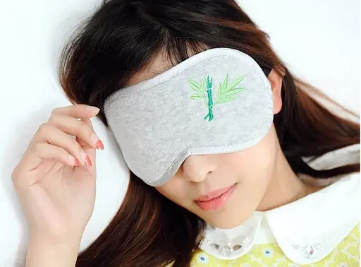 Маска для сну бавовна сіра, 2шт. (898-02-2p)