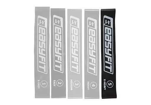 Гумка для фітнесу EasyFit №5 чорна (EF-1813-5) - фото 3