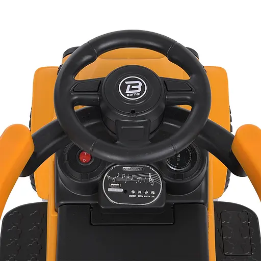 Каталка-толокар Bambi Racer M 4845-6: комфорт и развлечения для вашего малыша, желтая - фото 5