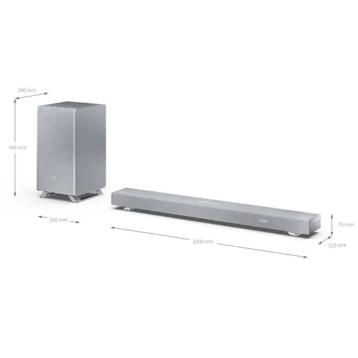 Саундбар Sharp HT-SBW53121(SL) - фото 8