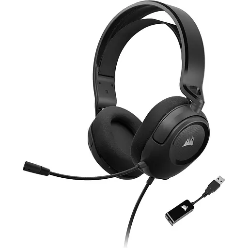 Игровые наушники Corsair HS35 Surround v2 Multiplatform Gaming Carbon (CA-9011386) [148143] - фото 1