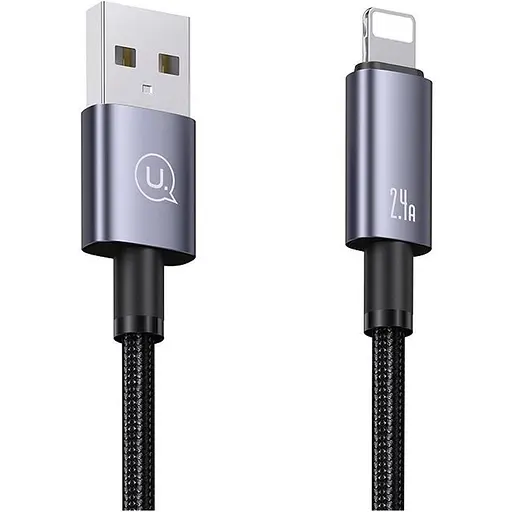 Кабель Usams US-SJ667 USB-A to Lightning 2.4A 1.2m Tarnish (SJ663USB01) [138993]
