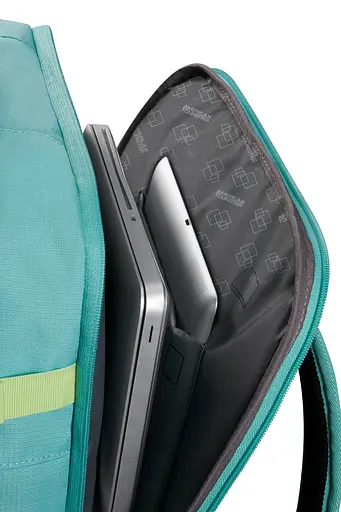 Рюкзак Для Путешествий M 15.6" American Tourister TAKE2CABIN DUSTY TURQUOISE/LIME 45x36x20 91G*64005 - фото 12