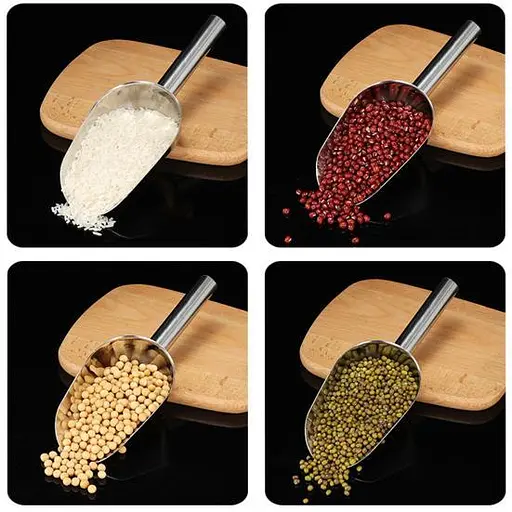 Совок алюмінієвий для льоду, цукру, спецій та сипучих продуктів 26.5 см, Kitchen Master Сірий 86370 - фото 10