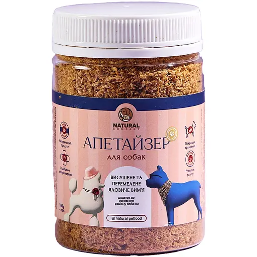 Витаминная смесь Natural вымя говяжье 100 г