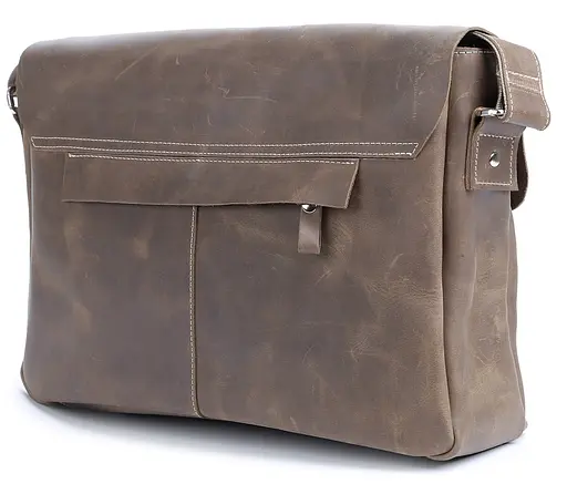 Чоловіча шкіряна сумка SHVIGEL 25х35х8-10 см sum0012625 - фото 4