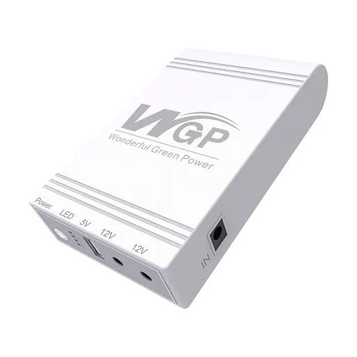 Джерело безперебійного живлення Mini UPS WGP UPS103C 20000mAh 5V/12V/12V, Li-ion 4*5Ah, для роутера та оптичного терміналу (42-00253) - фото 7