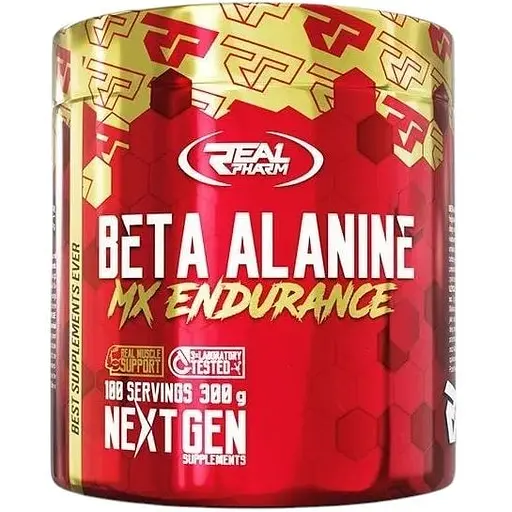 Аминокислота Real Pharm Beta Alanine Powder, 300 грамм - Апельсин