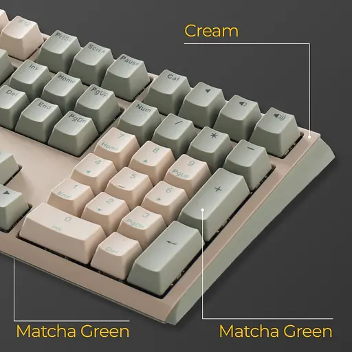 Клавіатура Ducky One 3 Cherry MX Red Matcha Cream DKON2108-RUAPXМAEGGC1 UA (126106) - фото 5