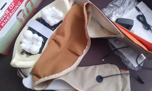 Шиацу Массажер для шеи, плеч, спины и поясницы 6 кнопок 65 W (Оригинал) - фото 5