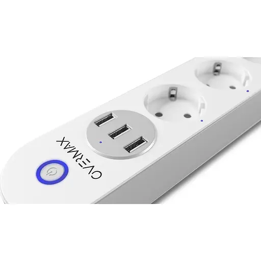 Розумний подовжувач Overmax Flow Multi Control з Wi‑Fi 2.15 м - фото 4