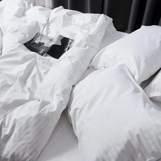 Комплект постільної білизни Moon&Star Бязь Gold Люкс White Harmony King Size 220x240 наволочки 2х70х70 - фото 2