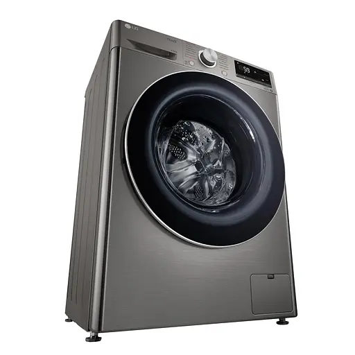 Стиральная машина LG фронтальная 85 кг 1200 A+++ 48 см дисплей пара инвертор белый - фото 6