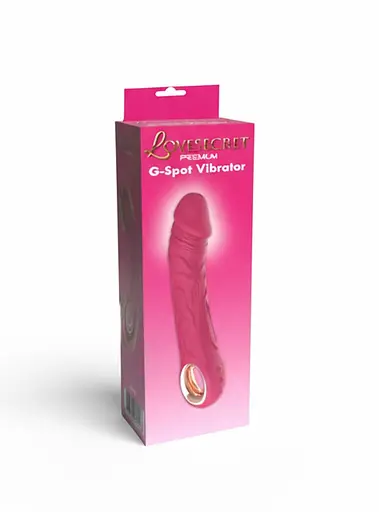 Вибратор Lovesecret Premium G-Spot 22 см (розовый) - фото 13