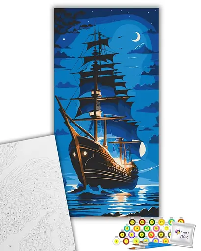 Набір для розпису ArtCraft Перлина ночі 40 x 80 см (10566-AC) - фото 2