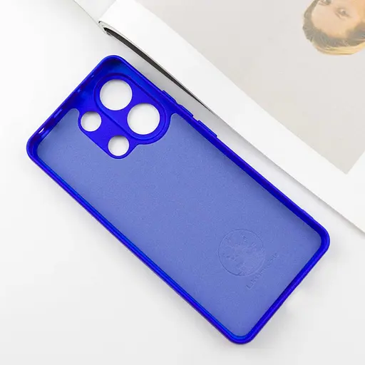 Чохол Silicone Cover Lakshmi Full Camera (AA) для Xiaomi Redmi Note 13 5G Синій / Iris - фото 3