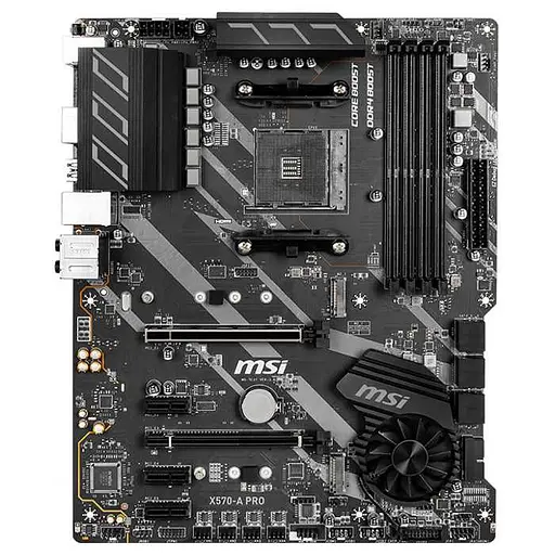 Материнська плата MSI X570-A Pro (X570-A Pro) (Socket AM4, AMD X570, ATX) Б/в - фото 1