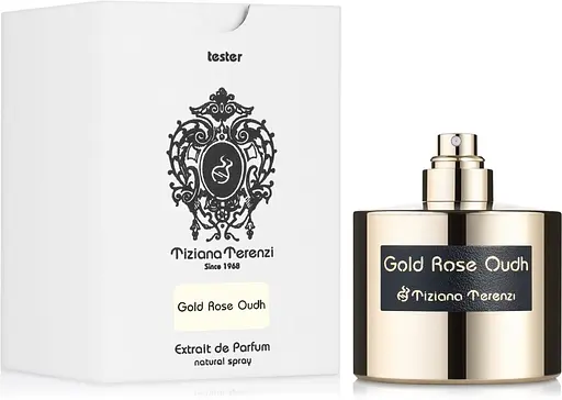 Парфюмированная вода оригинал тестер Tiziana Terenzi Gold Rose Oudh 100 мл - фото 2
