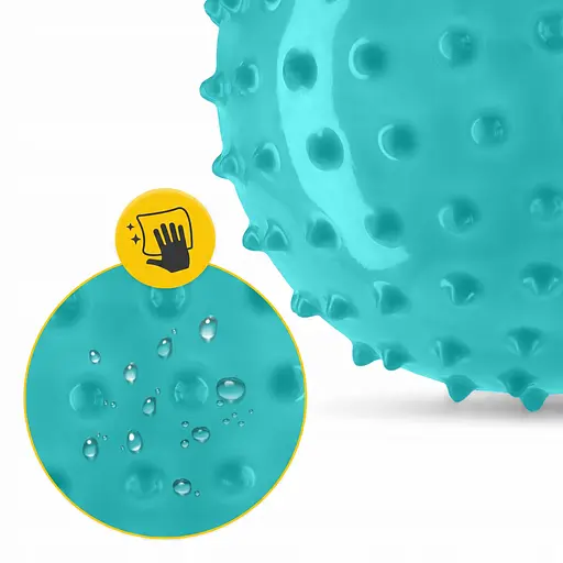 М'яч для пілатесу, йоги, реабілітації 4FIZJO 20 см (масажний) Mint (P-5905973406093) - фото 5