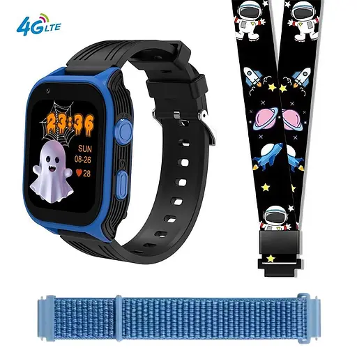 Дитячий смарт-годинник Lemfo D8M 4G синій - фото 4