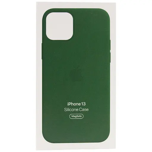 Чохол Epik Silicone case AAA with Magsafe and Animation для Apple iPhone 13, 6.1 Зелений/Clover - фото 5