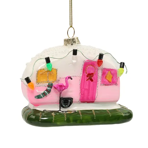 Елочное украшение "Кемпер с яркими огоньками" 10*5*7,7 см, YQ1420215