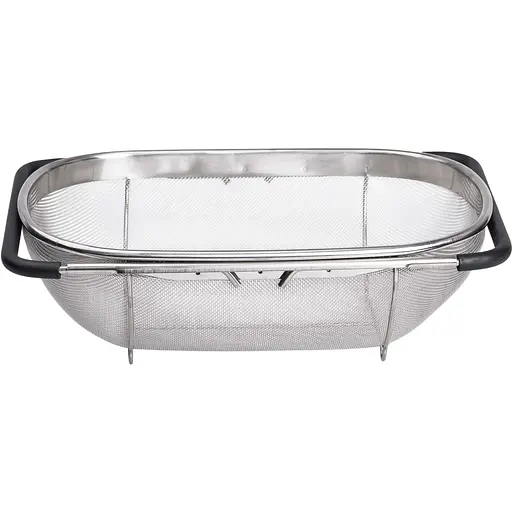 Друшляк-сито на раковину Zhongjing HP-19-18-L для миття продуктів 36х25х10.5 см - фото 1