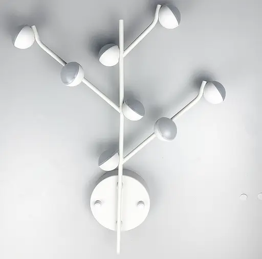 Настінне бра-молекула в білому корпусі Line F WSP 06/8 WH - фото 4