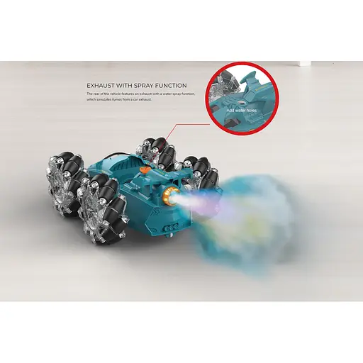 Машинка іграшкова Revolt на радіокеруванні 2в1 Split Racer з ефектами синя (TG1012 BLUE) - фото 7