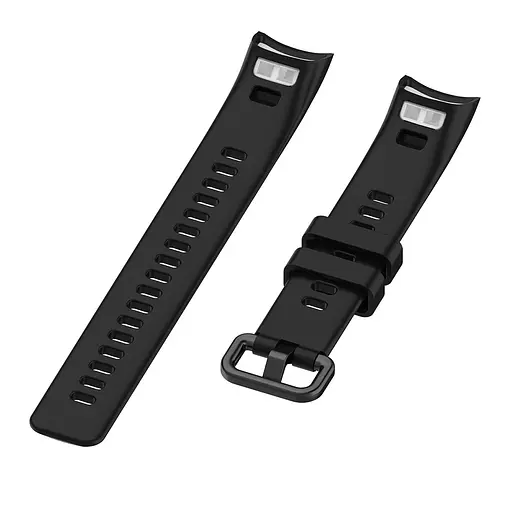 Ремінець для фітнес-браслета MIIQNUS для Honor Band 4 і 5 чорний - фото 5