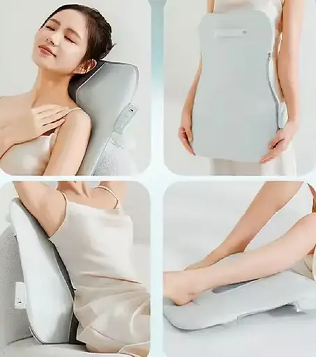 Массажная подушка для спины и поясницы Benbo R16-lux (роликовый массаж, подогрев) - фото 8