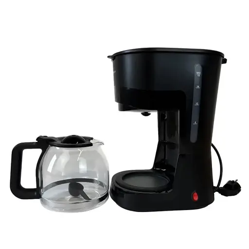 Кофеварка капельная с автоподогревом Grunhelm GDC18 со стеклянной колбой 1800 мл 1000Вт Черный - фото 5