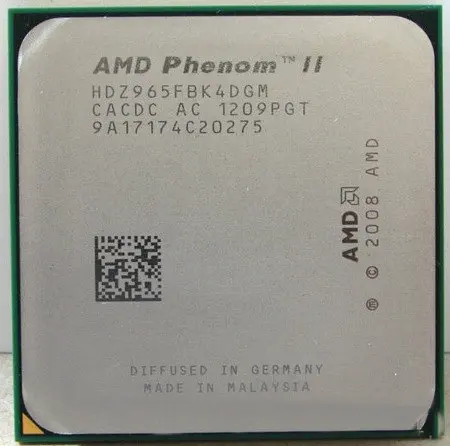 Процесор AMD Phenom II x4 965 BE 3.4 GHz AM3, 125W Б/В