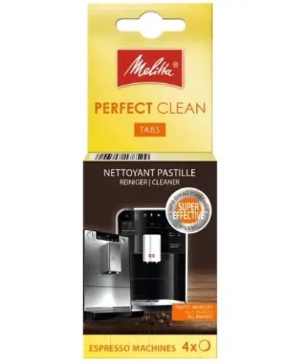 Таблетка для кавомашин Melitta PERFECT CLEAN CLEANER TABS 4x1,8G - фото 1