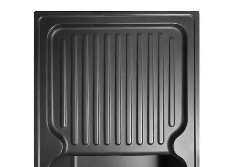 Кухонная мойка гранитная Miraggio Orlean black 861x496x210 00208907, Черный - фото 5