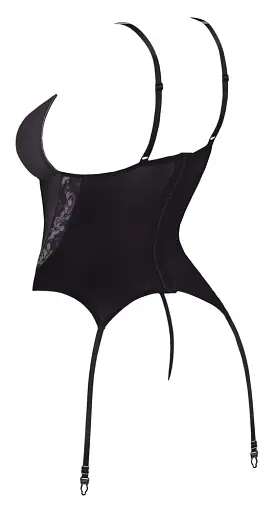Корсет Cottelli Collection Lingerie Basque XL красный - фото 6