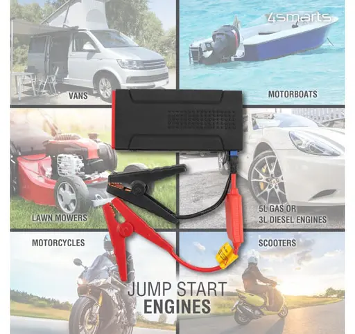 Пускозарядное устройство 4smarts Jump Starter Power Bank Ignition 13800mAh - фото 9