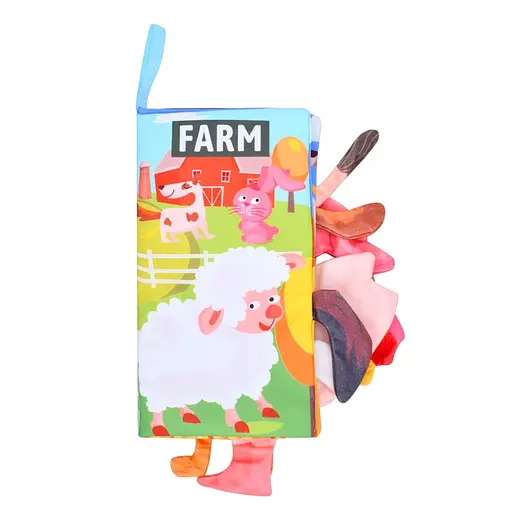 Развивающая книжка-шуршалка 668-230(Farm) английские слова