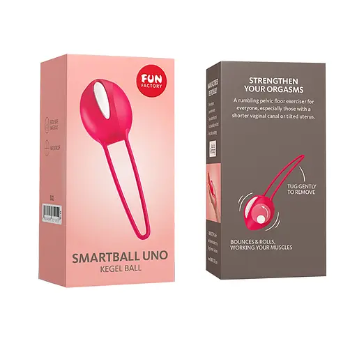 Вагінальна кулька Fun Factory Smartball Uno, 12 см, червона - фото 8