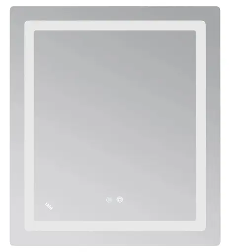 Дзеркало Lidz Kubis (KU2) 700х800 мм з LED-підсвічуванням Touch LD78LF9047080 - фото 2