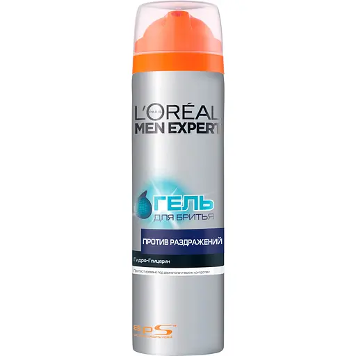 Гель для бритья L'oreal Paris Men Expert против раздражений 200 мл